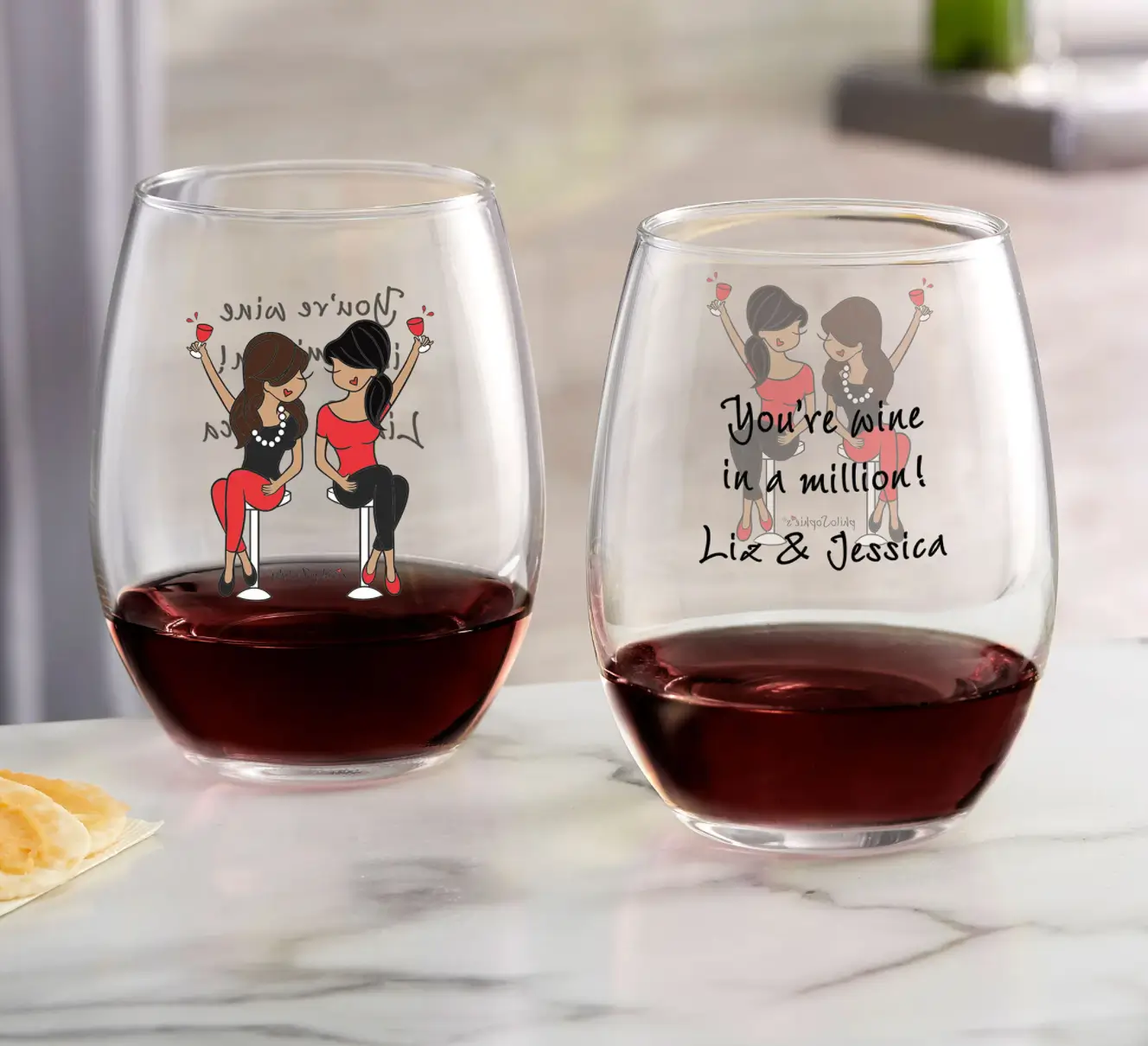 3 Verre à vin du meilleur ami