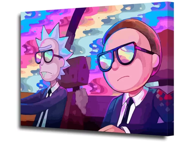 Art mural Rick et Morty