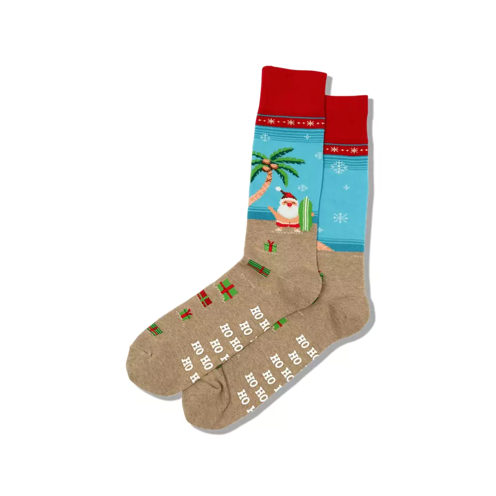 Chaussettes Père Noël Surfeur