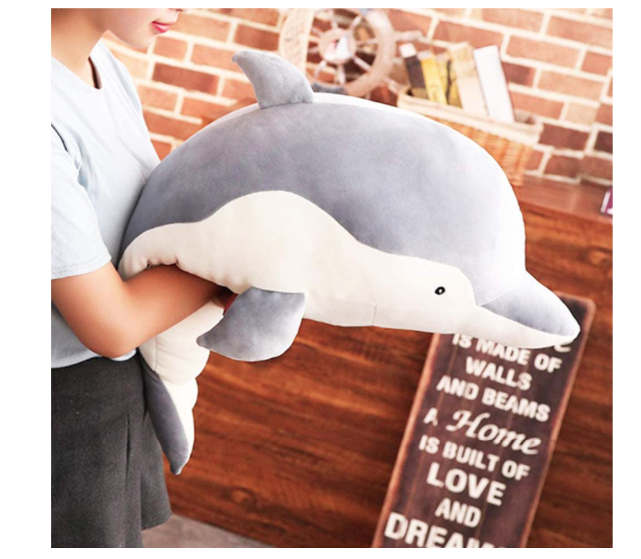 Coussin Peluche Dauphin