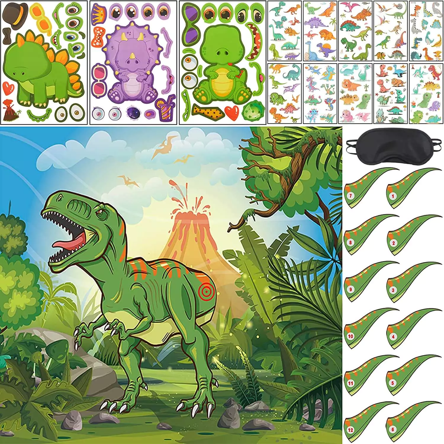 Kit de Jeux de Fête Dinosaure