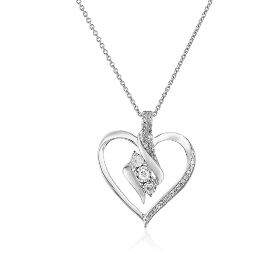 Pendentif Cœur en Diamant