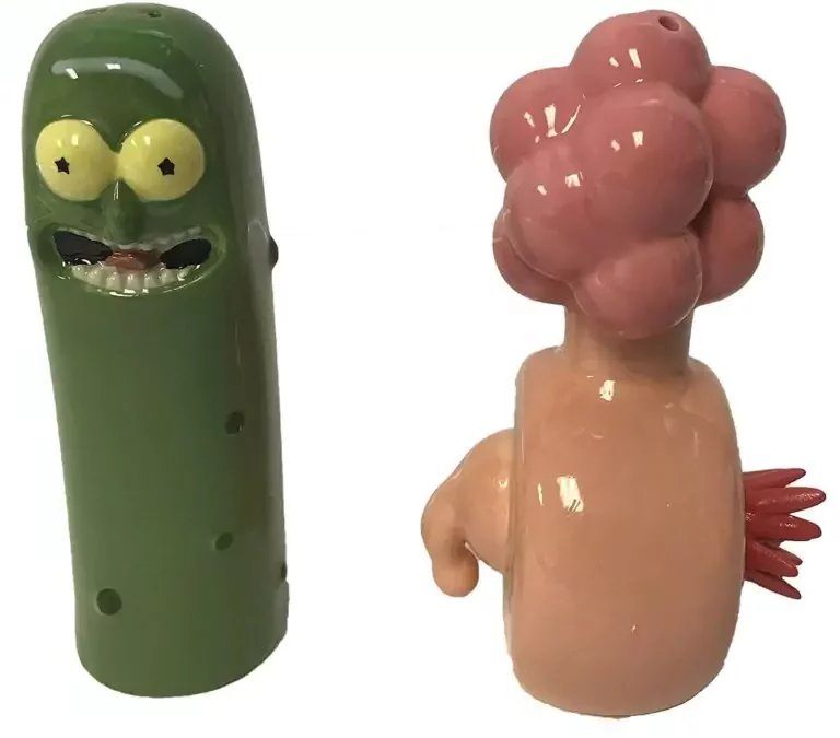 Set de salière et poivrière Pickle Rick Plumbus