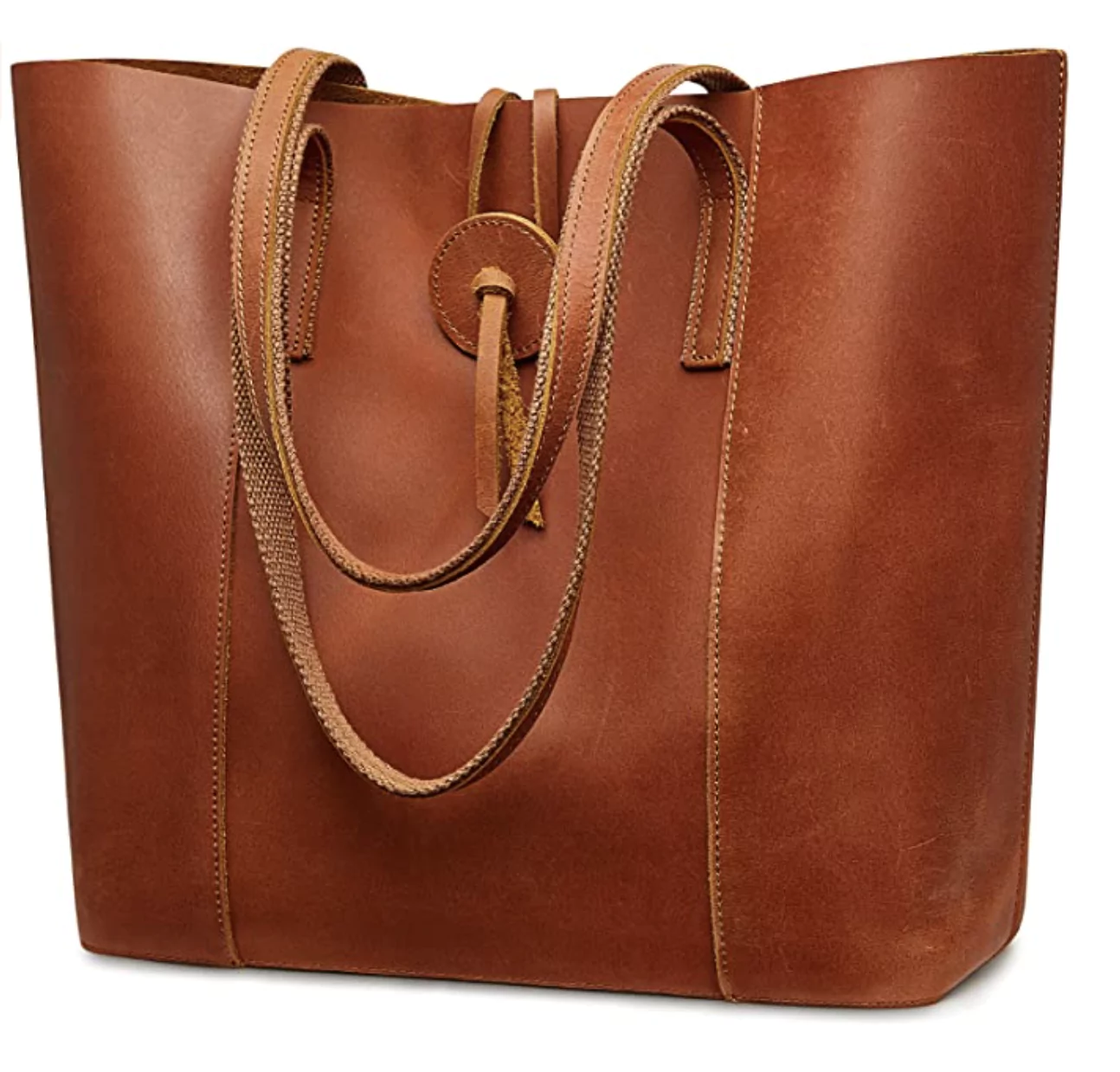 Sac Fourre-Tout en Cuir Vintage